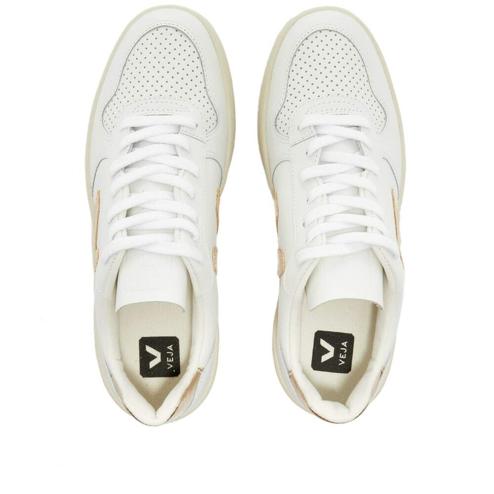 Veja Womens Women's V-10 Sneakers in Extra White Platine VEJA