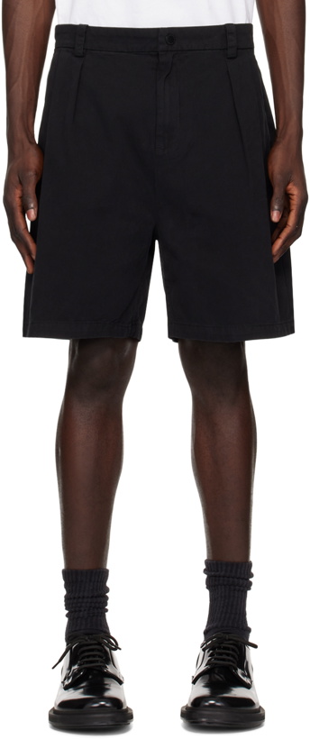 Photo: Han Kjobenhavn Black Wide Leg Shorts
