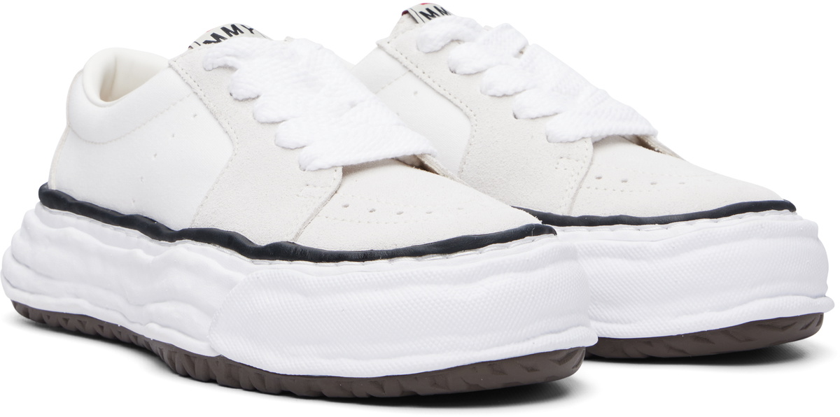 Maison MIHARA YASUHIRO Off-White 'Eric' OG Sole Mix Material Low-Top Sneakers
