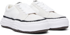 Maison MIHARA YASUHIRO Off-White 'Eric' OG Sole Mix Material Low-Top Sneakers
