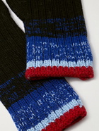 Missoni - Striped Ribbed Wool Gloves