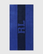 Polo Ralph Lauren Rl Signature Beach Towel 90 Cm X 170 Cm Blue Bathing
