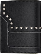 Marni Black Studded Bifold Wallet