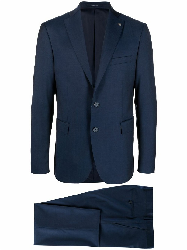 Photo: TAGLIATORE - Single-breasted Suit In Wool