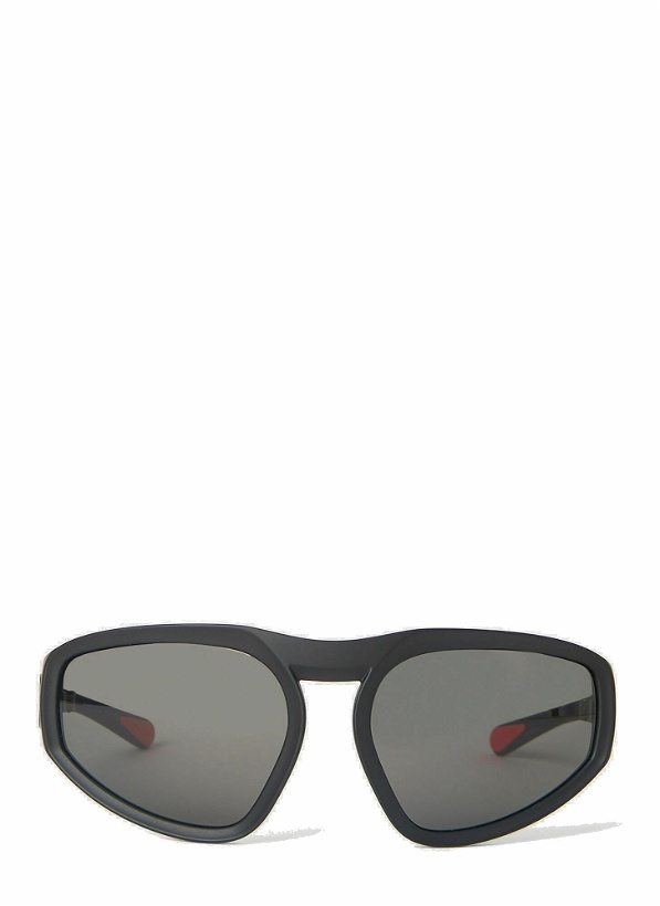Photo: Moncler - Pentagra Geometric Sunglasses in Black