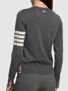 THOM BROWNE Relaxed Fit Wool Sweater