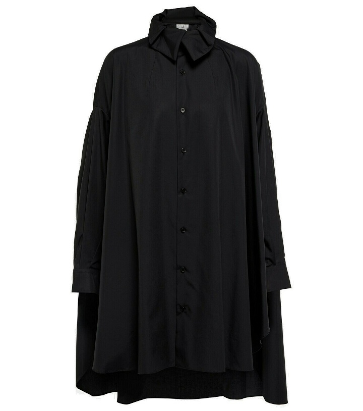 Photo: Noir Kei Ninomiya - Cotton poplin shirt minidress