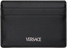 Versace Black Barocco Card Holder