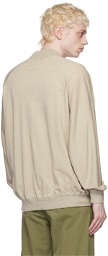 Remi Relief Beige Buttoned Cardigan