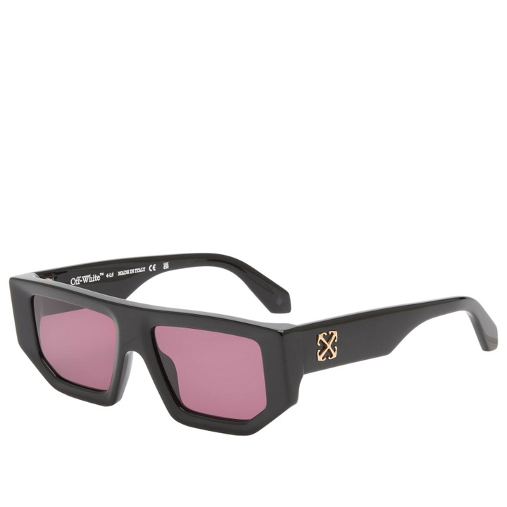 Photo: Off-White Sunglasses Off-White Vancouver Sunglasses in Black/Red 