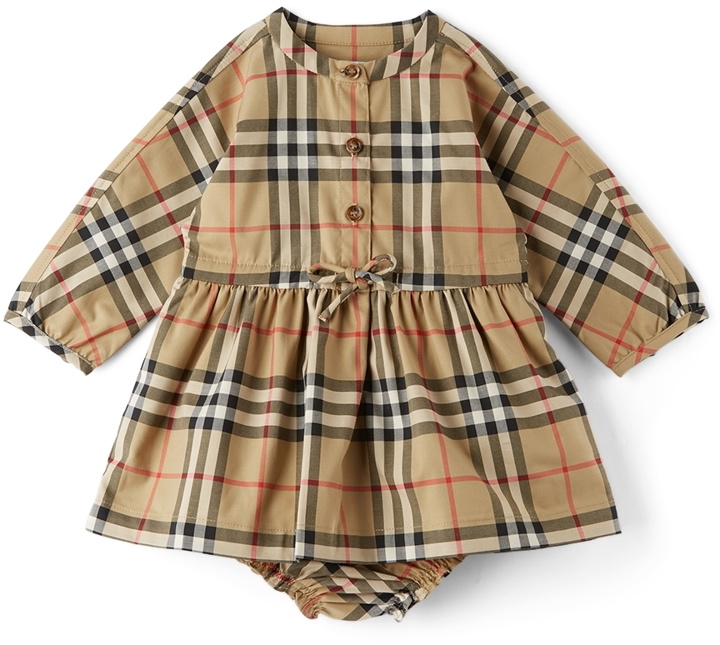 Photo: Burberry Vintage Check Bloomers & Dress Set