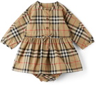 Burberry Vintage Check Bloomers & Dress Set