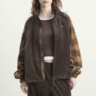 TTT MSW Women's Velours Track Jacket in Brown
