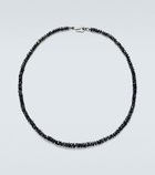 Ileana Makri 9kt white gold beaded necklace with opals