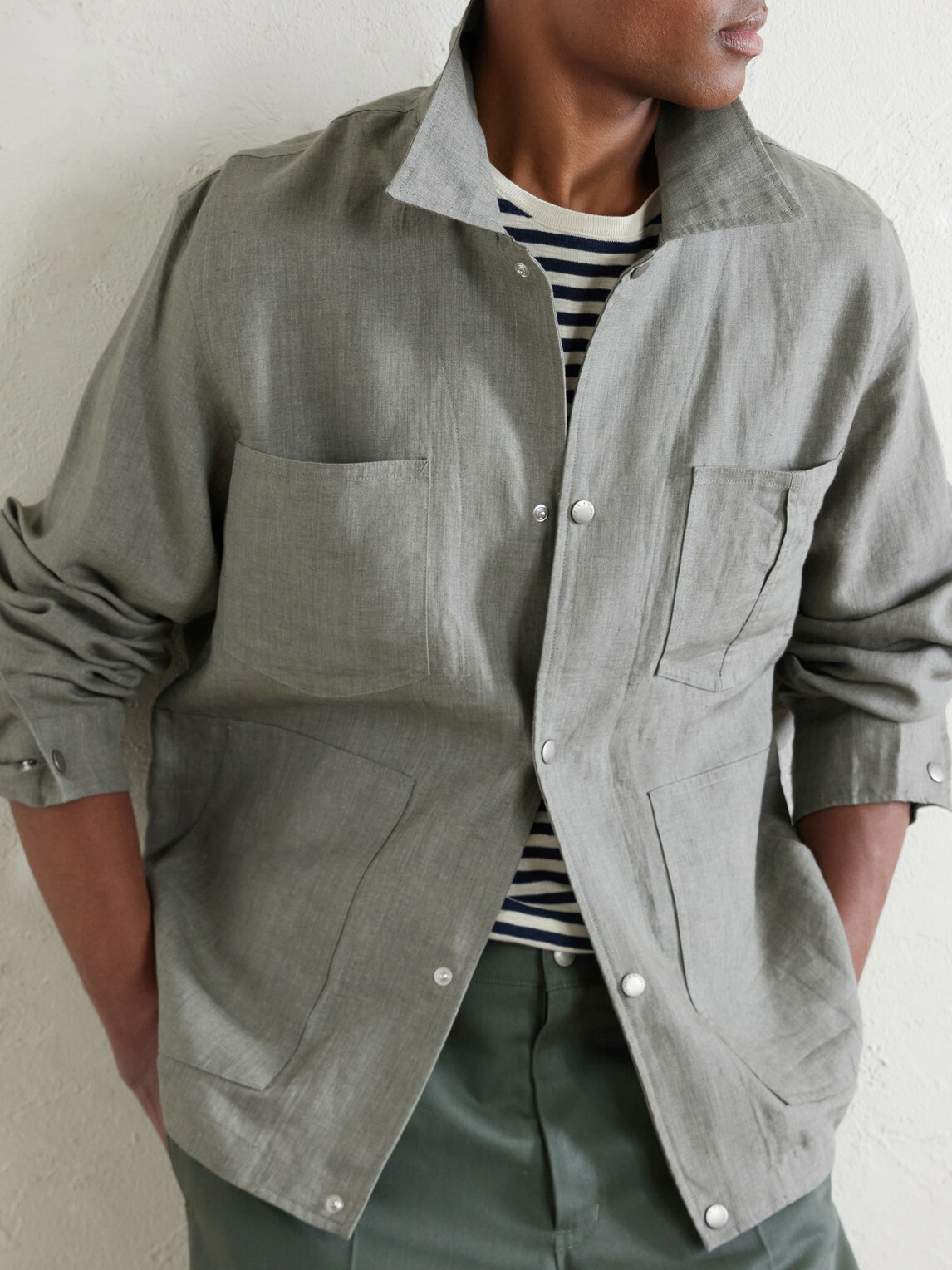 Rag & Bone - Calder Linen Jacket - Gray