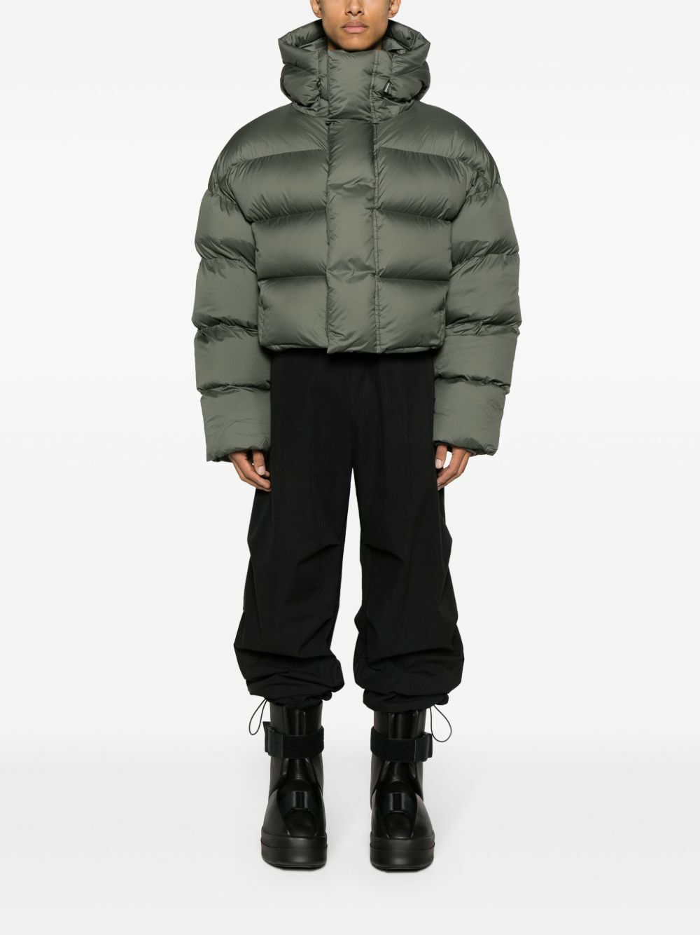 ENTIRE STUDIOS Green MML Down Puffer Jacket