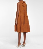 Lisa Marie Fernandez - Erica linen-blend gauze midi dress