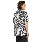 Double Rainbouu Black and White Dive Bar Hawaiian Shirt