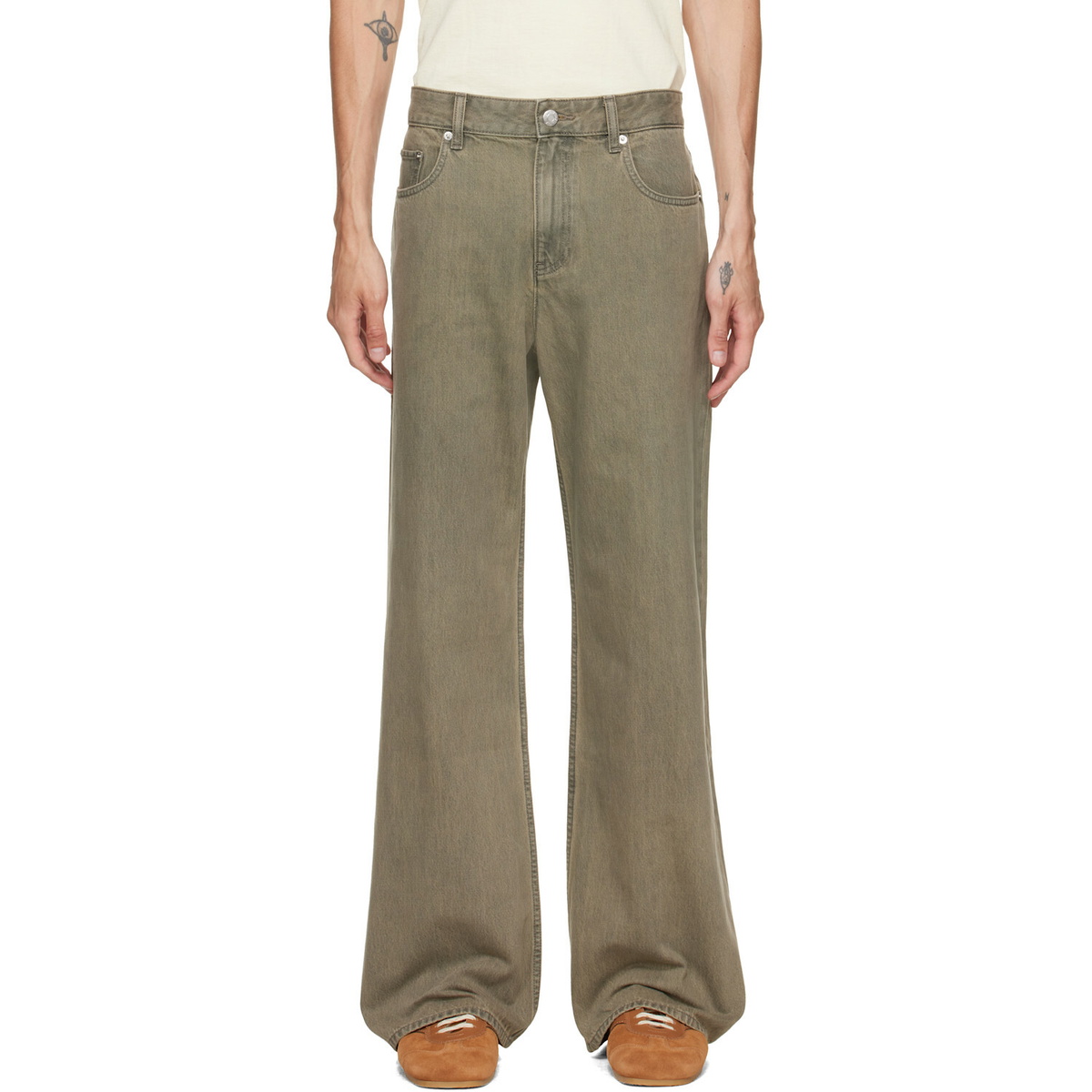 Helmut Lang Green Wardrobe Jeans