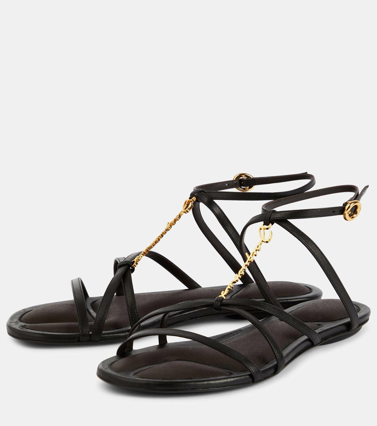 Jacquemus Leather Les Tatanes Sandals - 10.5 (43) Jacquemus Les Sandales Pralu Plates leather sandals Jacquemus main image 4