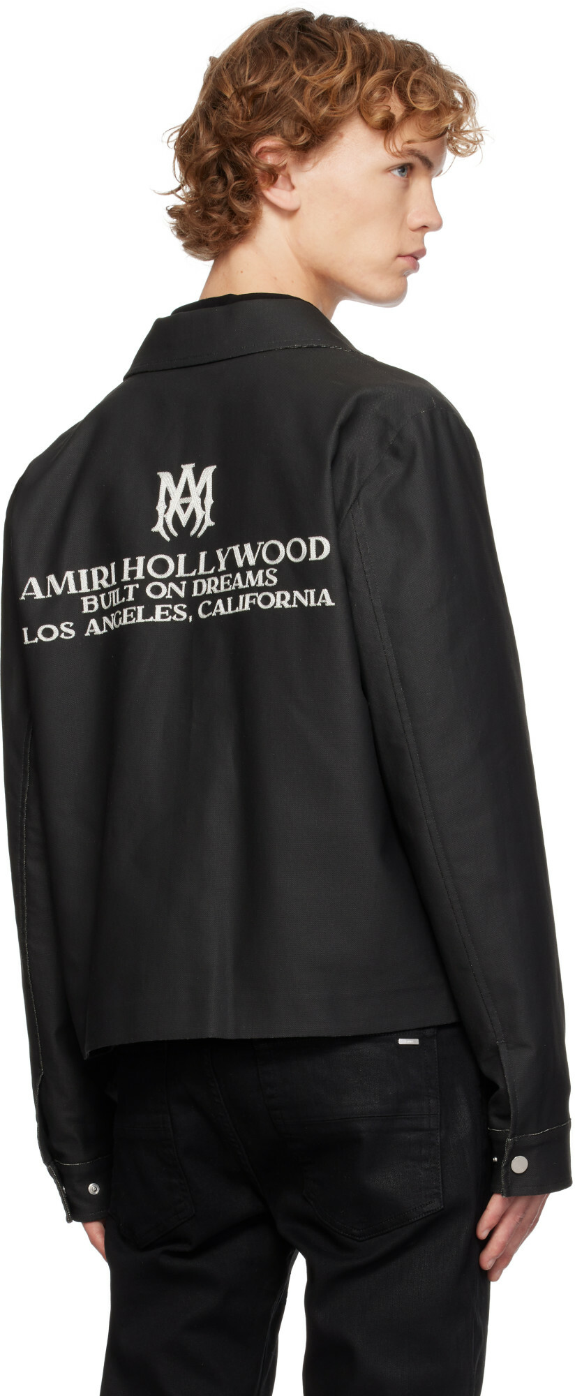 AMIRI Black MA Hollywood Blouson Jacket