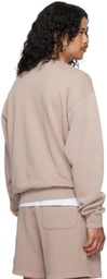 SKIMS Taupe Terry Classic Crewneck Sweatshirt