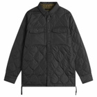 Taion Men's Zip Over Shirt in Black