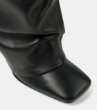 The Attico Rea leather knee-high boots