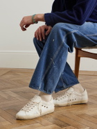 Golden Goose - Super-Star Distressed Canvas Sneakers - Neutrals