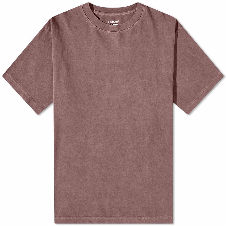 Photo: Homework Men's Core Logo T-Shirt in Mustang Brown