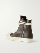 Rick Owens - Sneaks Leather Sneakers - Brown