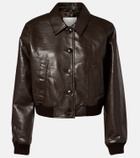 Citizens of Humanity Lola leather bomber jacket