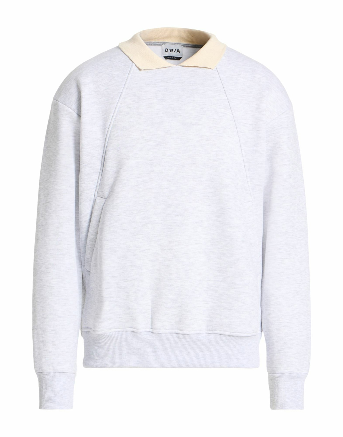 Berna Mens Sweatshirt Light in Grey