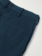 Thom Sweeney - Straight-Leg Cotton-Twill Trousers - Blue