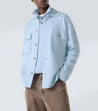 Allude Wool and cashmere overshirt