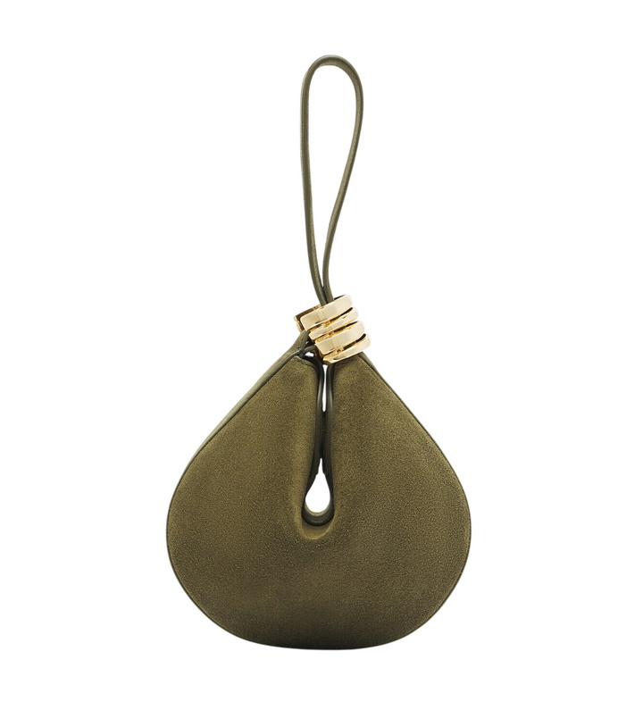 Photo: Amanu Zambia Ring Small suede top-handle bag
