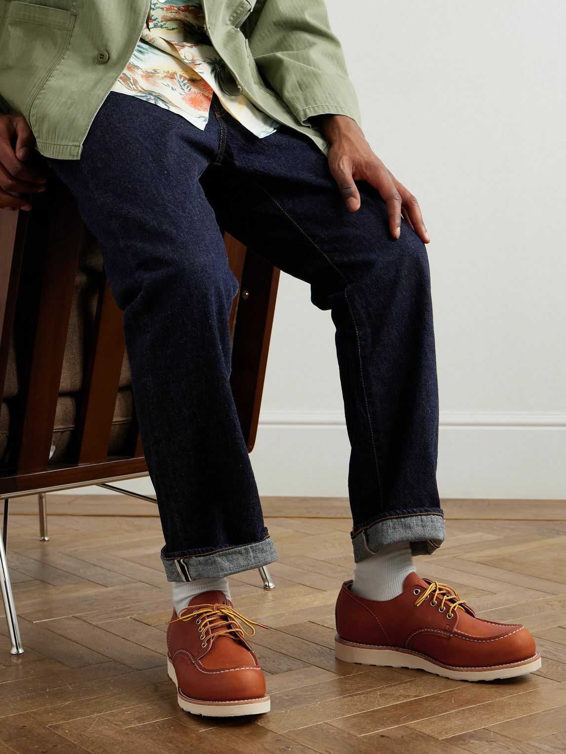 Red Wing Shoes - 8092 Moc Oxford Oiled-Leather Derby Shoes - Brown