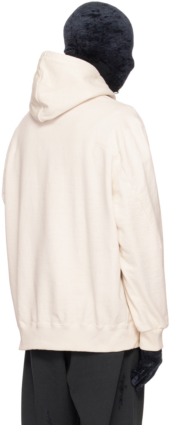 Doublet Off-White Rust Embroidery Hoodie Doublet