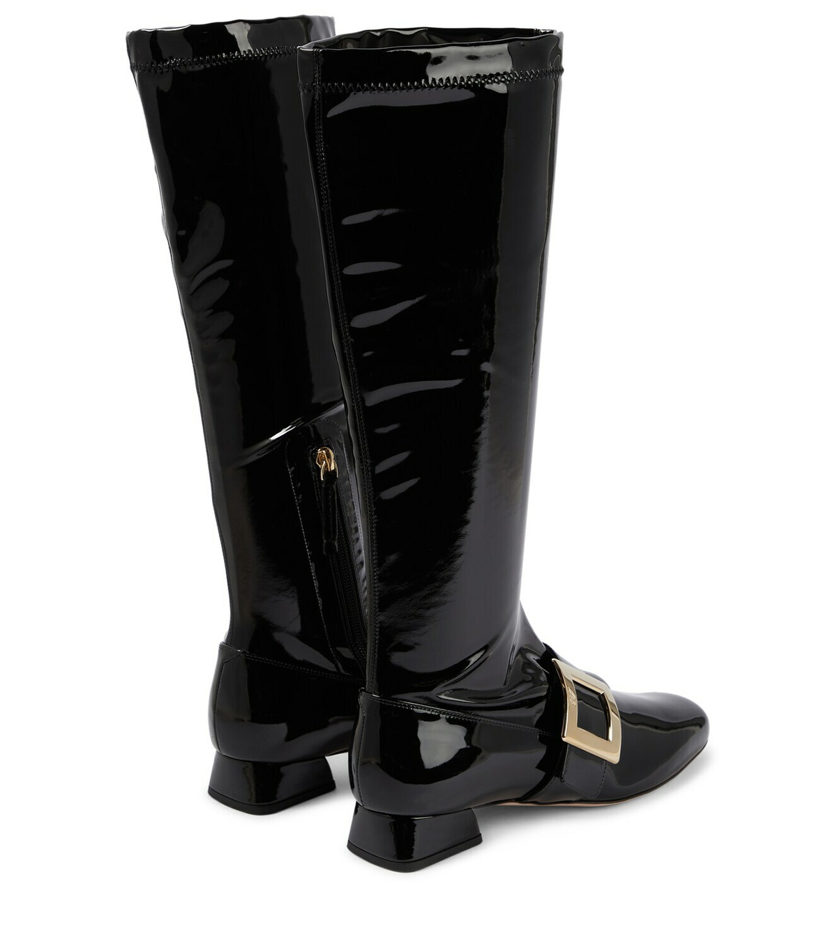 Roger Vivier Très Vivier patent leather knee-high boots