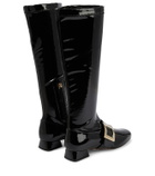 Roger Vivier Très Vivier patent leather knee-high boots