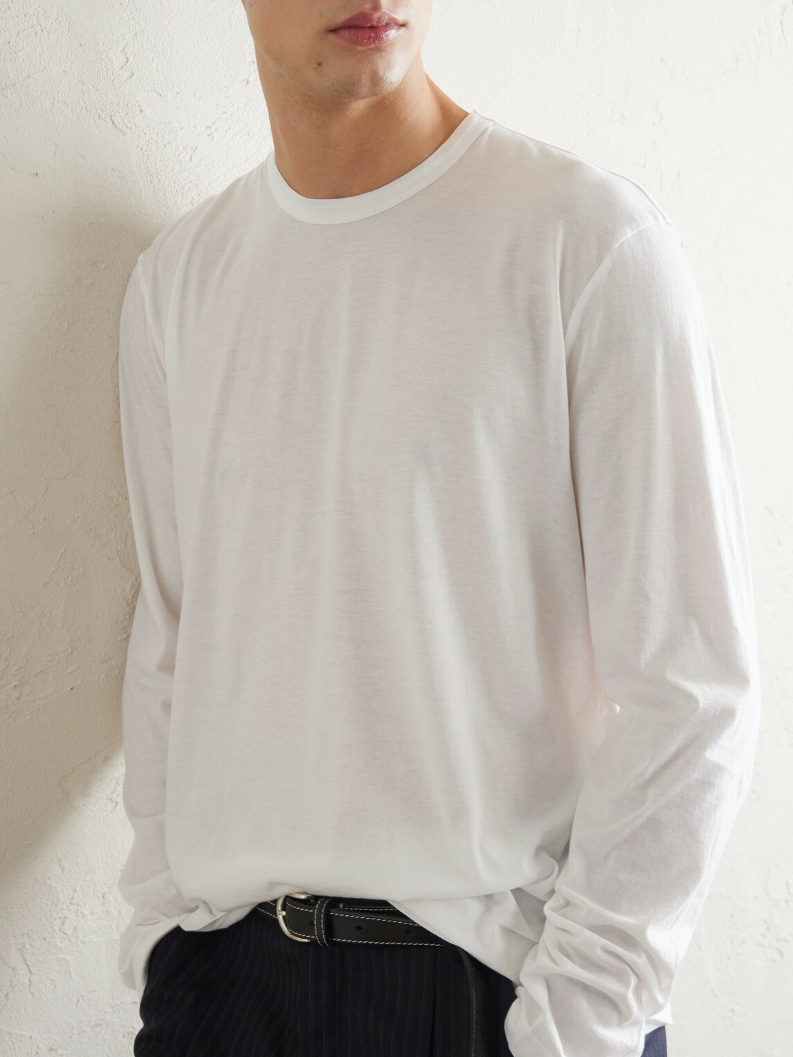 James Perse - Lotus Slim-Fit Cotton-Jersey T-Shirt - White