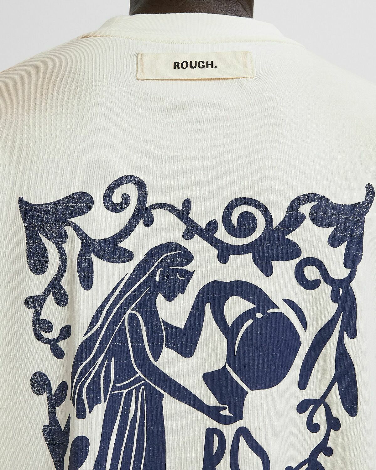 Rough. HOLY VESSEL LONGSLEEVE White Mens Longsleefe