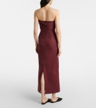 Tove Rahel linen and cotton-blend maxi dress