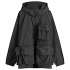 Snow Peak Men's Indigo C/N Parka Jacket in Black