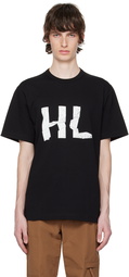 Helmut Lang Black Crumple T-Shirt