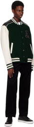 Axel Arigato Green Ivy Varsity Bomber Jacket