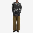 A-COLD-WALL* Men's Annex Crew Knit in Grey Slate