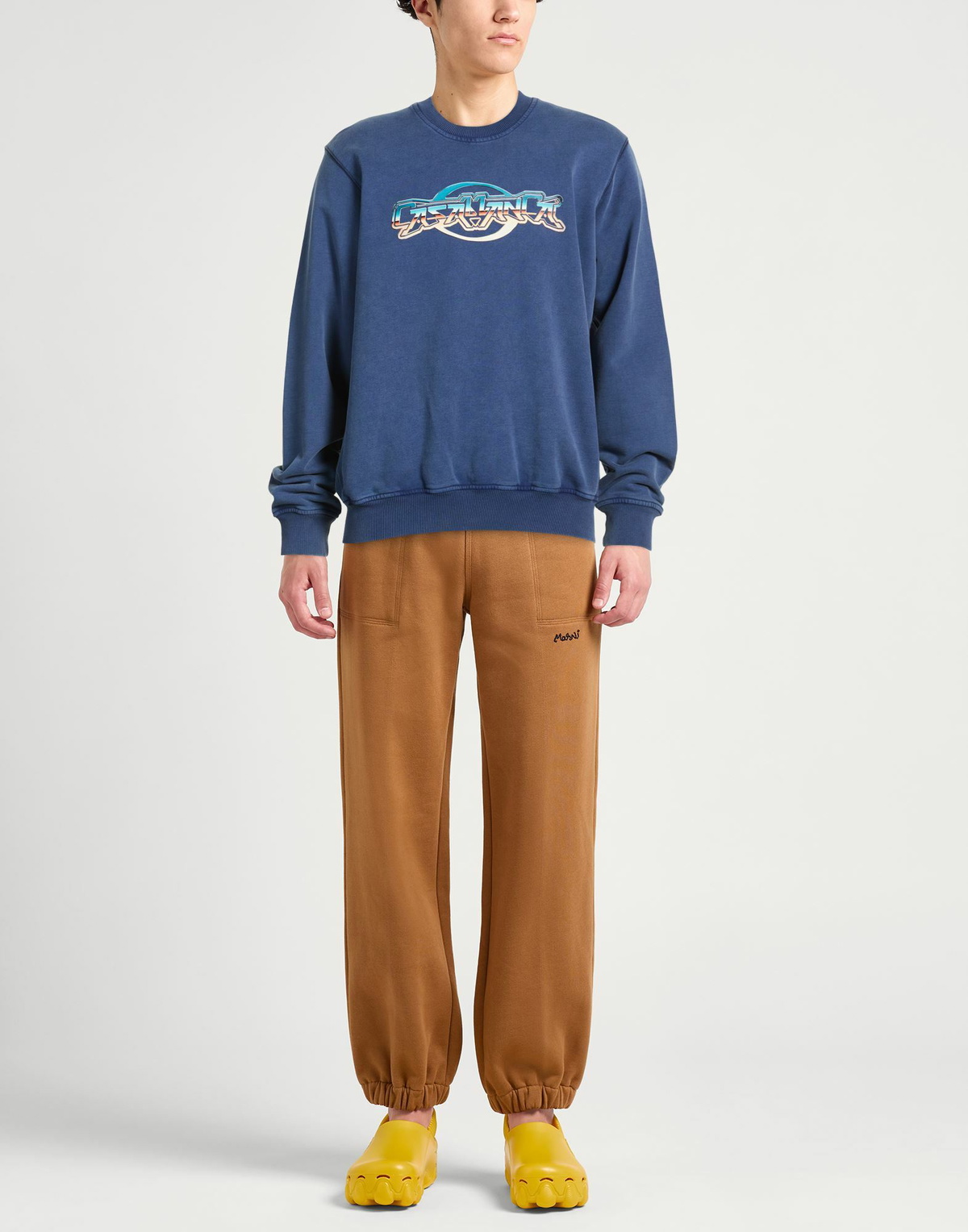 Casablanca Mens Sweatshirt in Blue