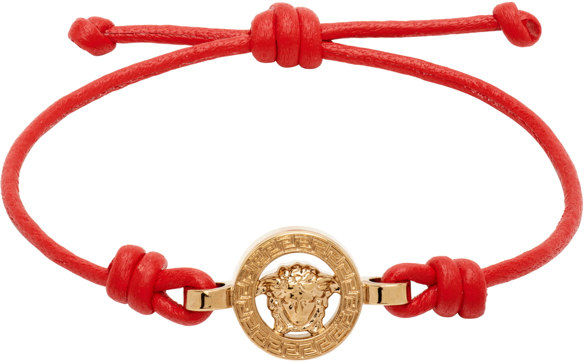 Versace Medusa '95 Leather Bracelet