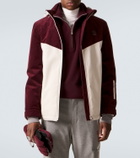 Brunello Cucinelli Cashmere and cotton-blend half-zip sweatshirt